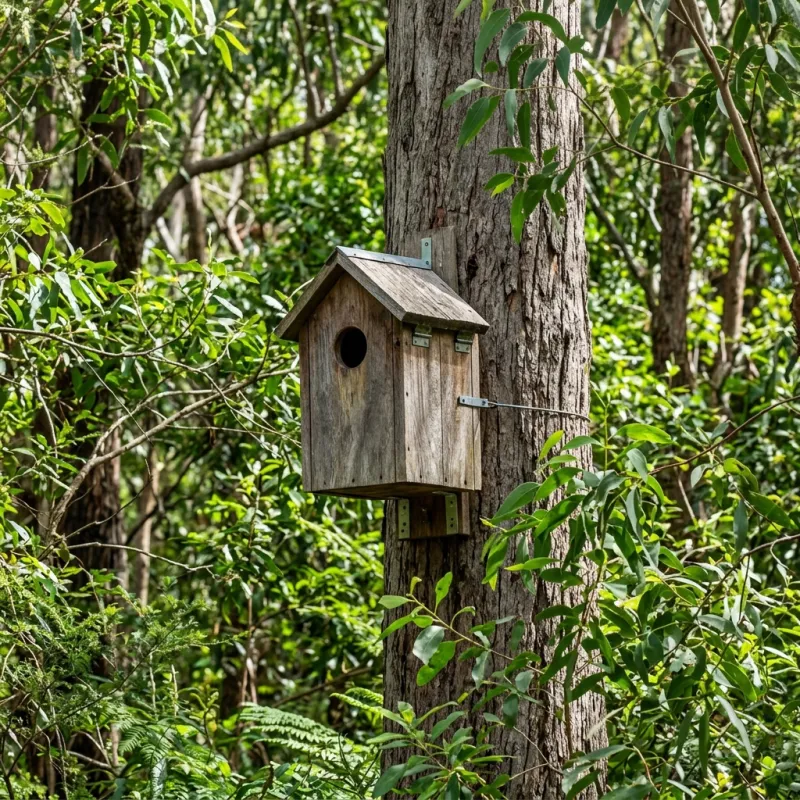 Animal nesting box installed as a humane alternative to a Cranbourne North roof cavity